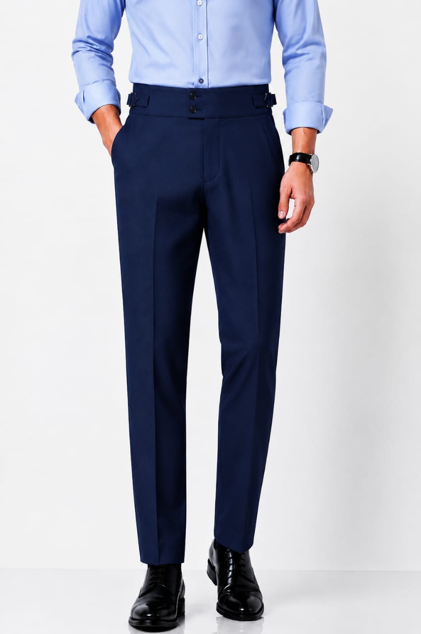 Charcoal Blue GURKHA PANT