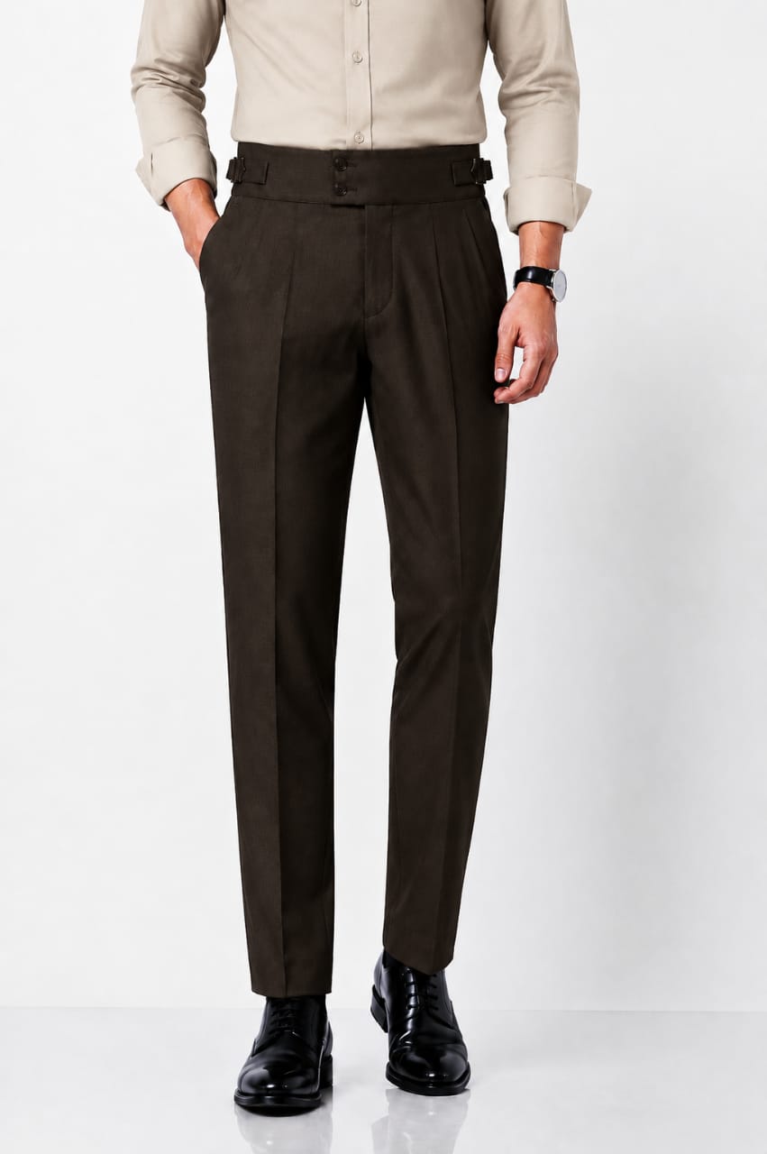 Dark Brown Gurkha Pant