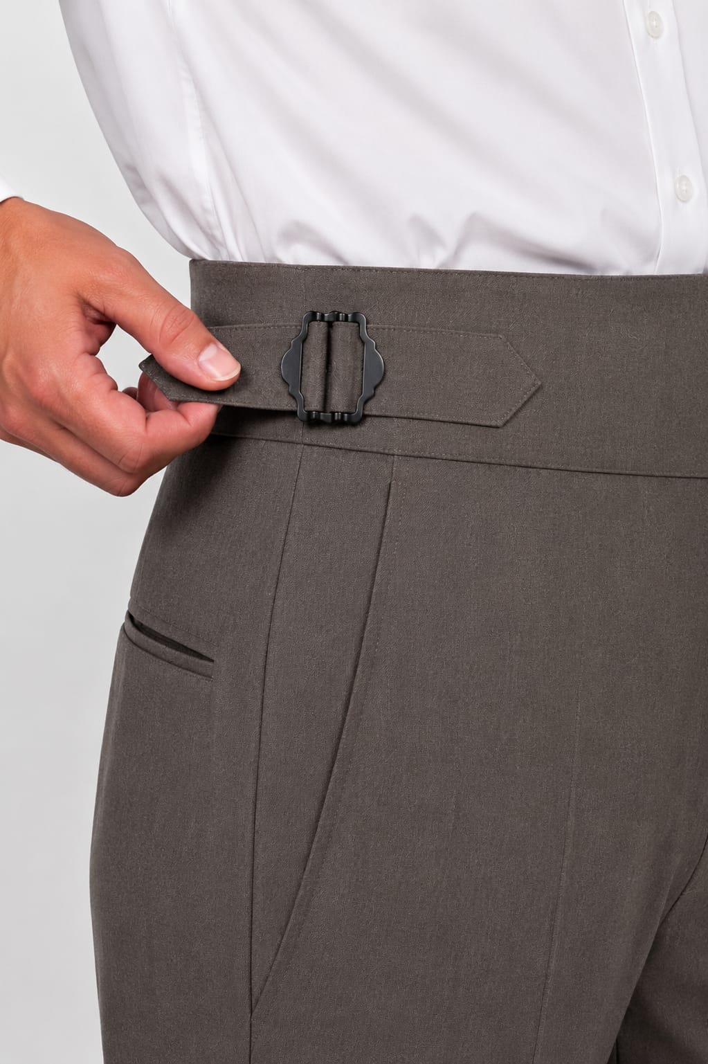 Grey Gurkha Pant