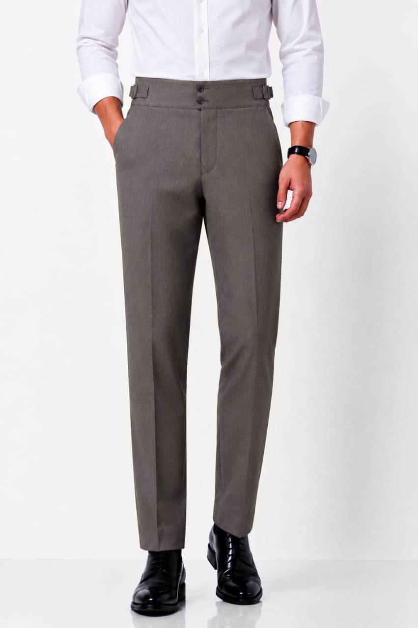 Grey Gurkha Pant
