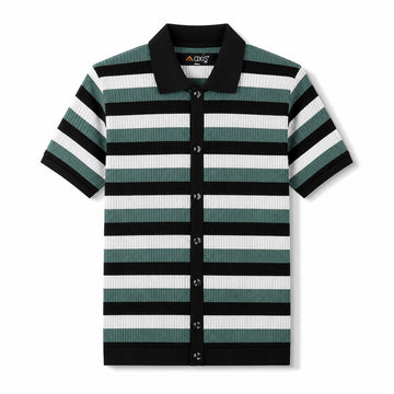 Classic Striped Imported Polo