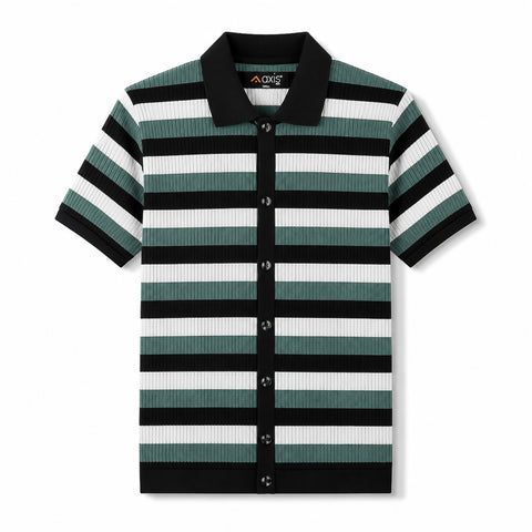 Classic Striped Imported Polo