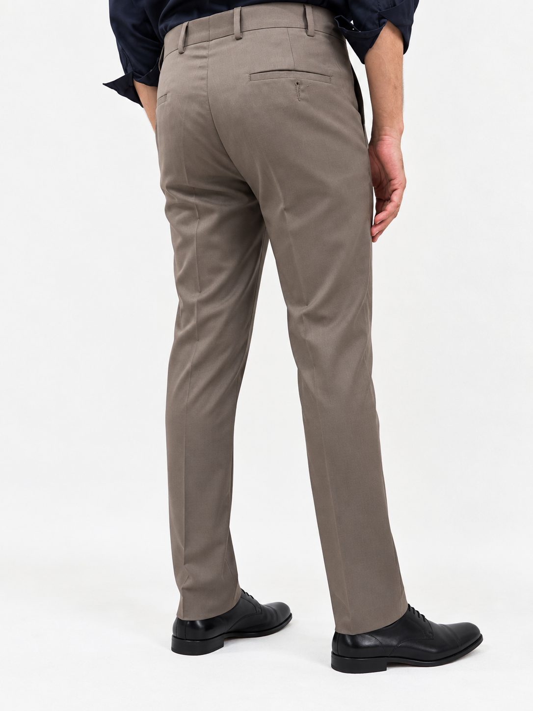 Dark Beige Active Waist Pants