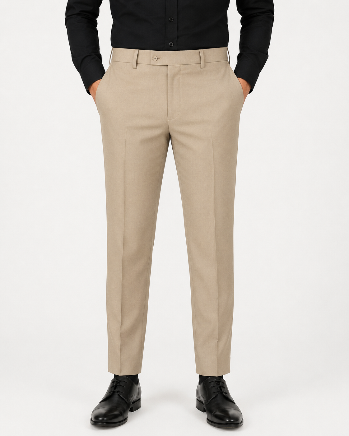 Tan Active Waist Pants