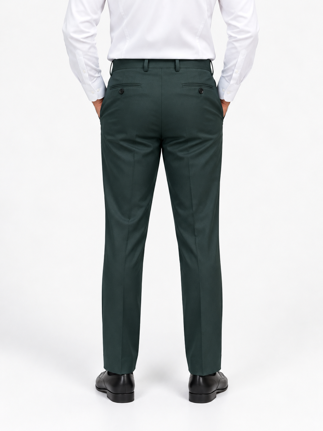 Dark Green Active Waist Pants