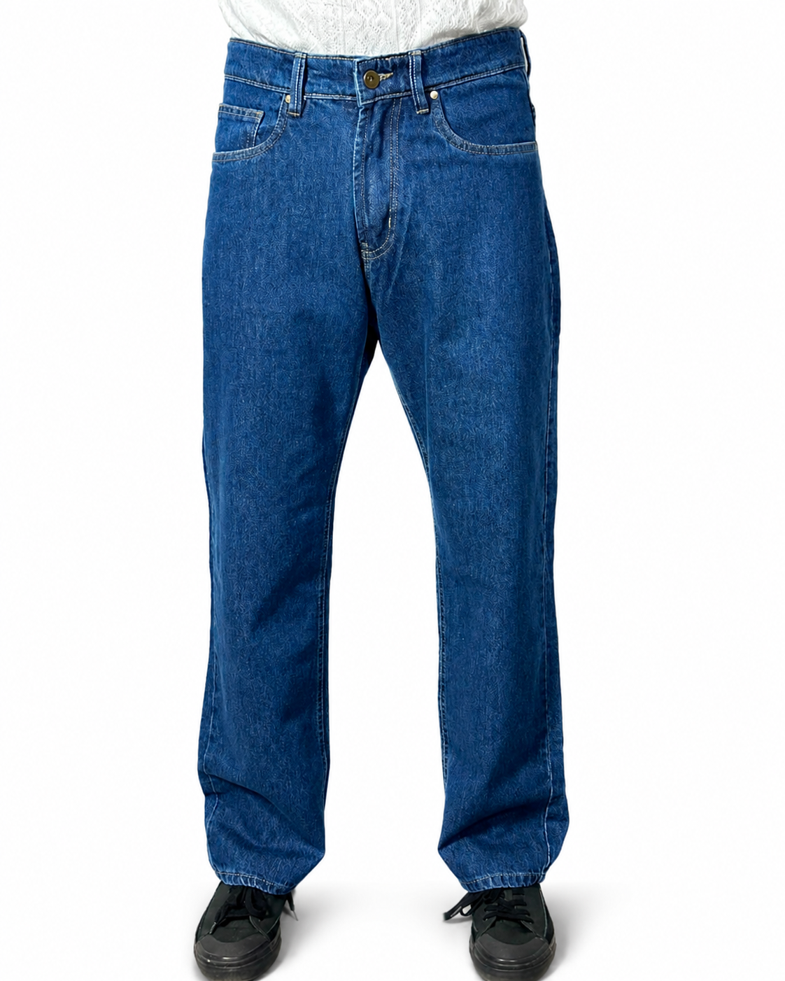 Royal Blue Baggy Jeans