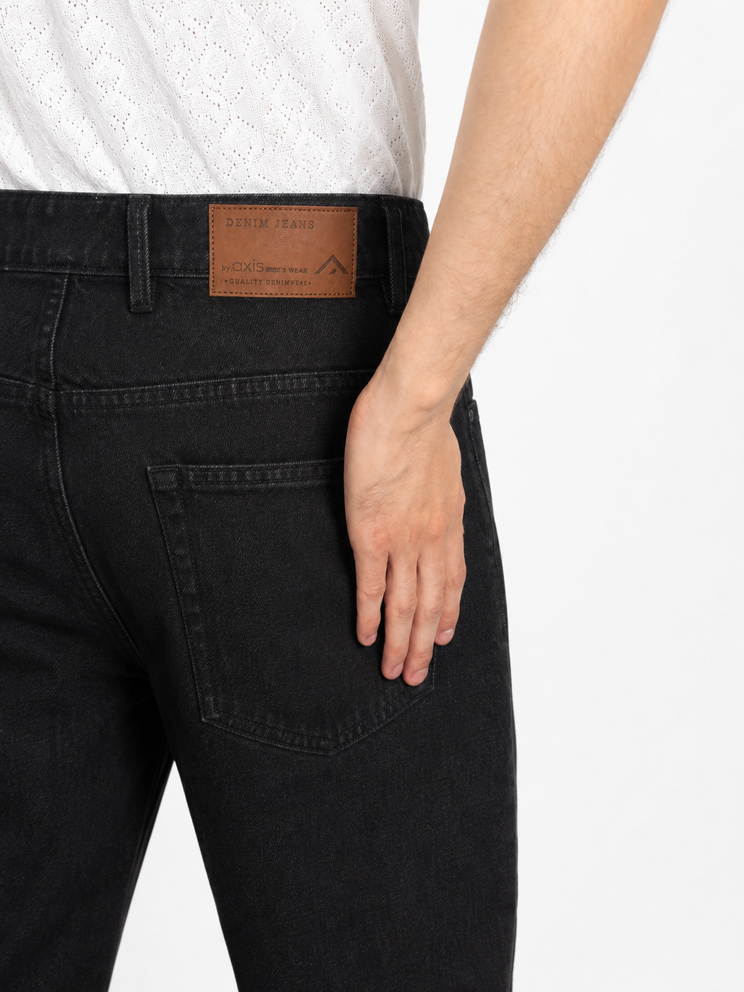 Charcoal Black Baggy Jeans