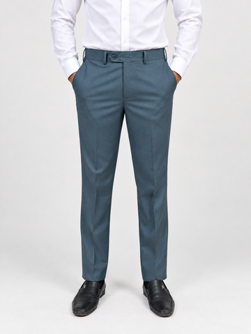 Mid Blue Active Waist Pants
