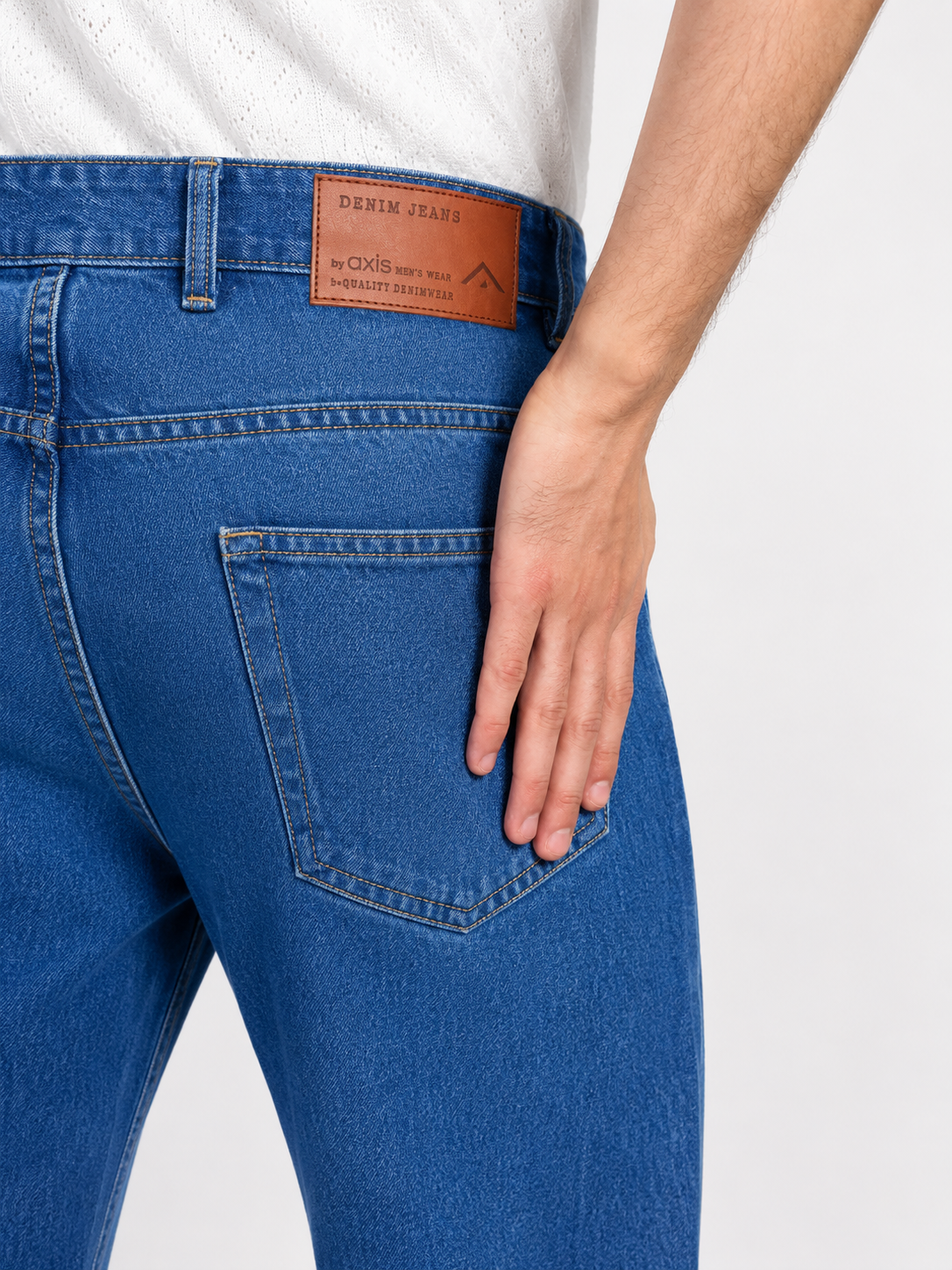 Indigo Blue Baggy Jeans