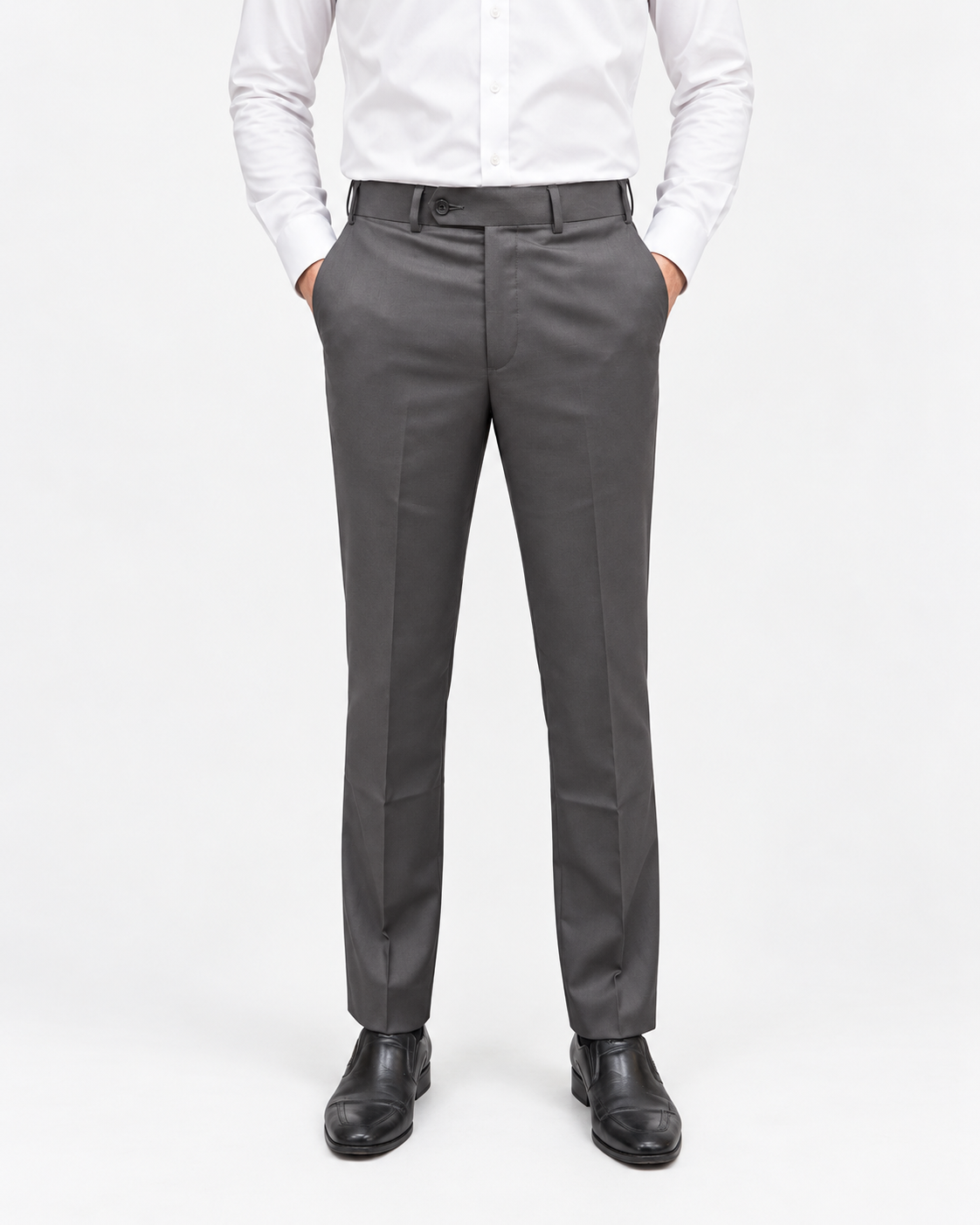 Matte Grey Active Waist Pants
