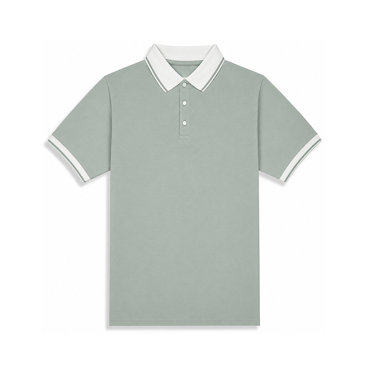 Mint Green Button Polo T-Shirt