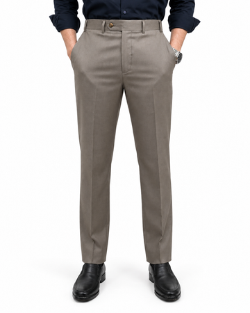 Dark Beige Active Waist Pants