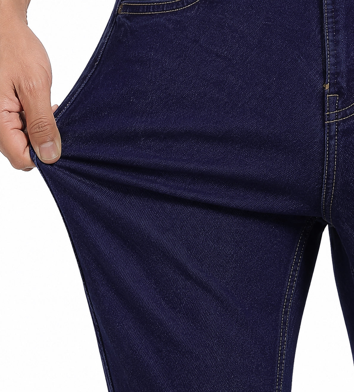 Dark Blue Relax Fit Denim Jeans