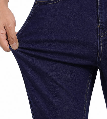 Dark Blue Relax Fit Denim Jeans