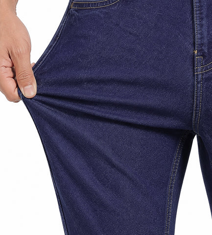 Mid Blue Relax Fit Denim Jeans