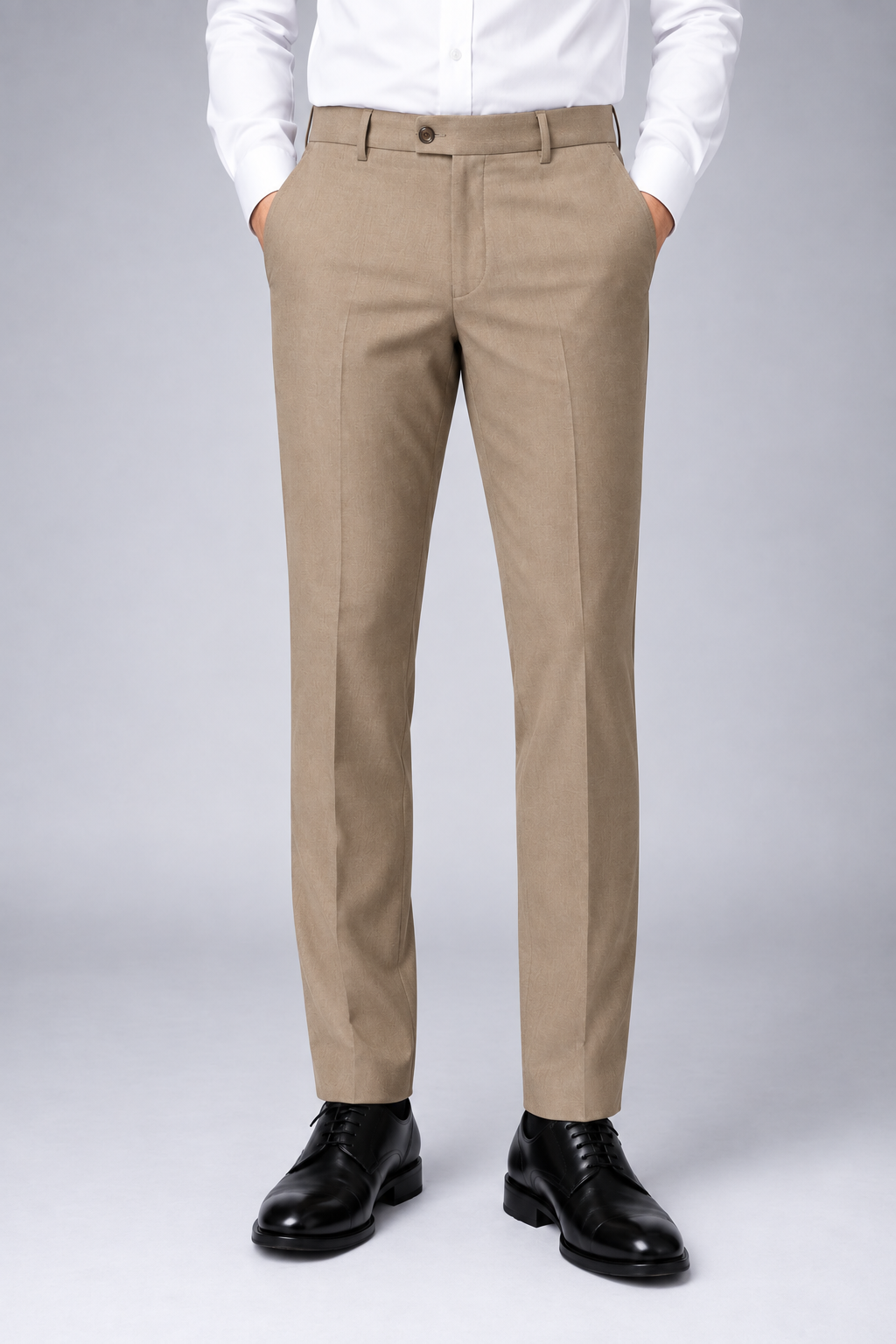 Sand Beige Active Waist Pants