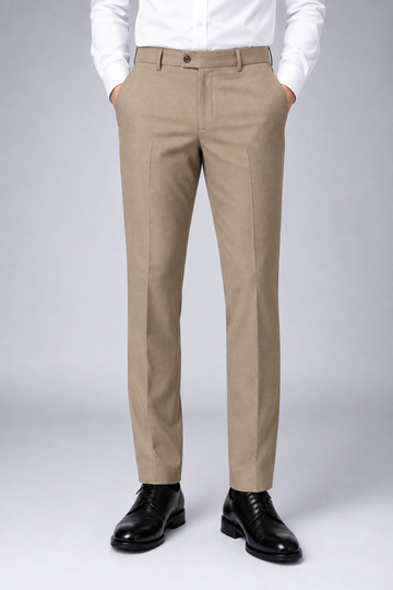 Sand Beige Active Waist Pants
