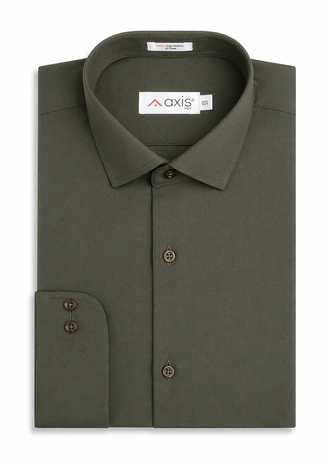 Olive Textured Men's Shirt