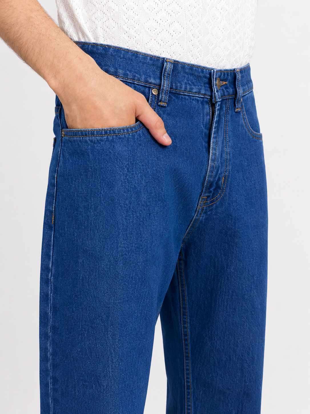 Indigo Blue Baggy Jeans