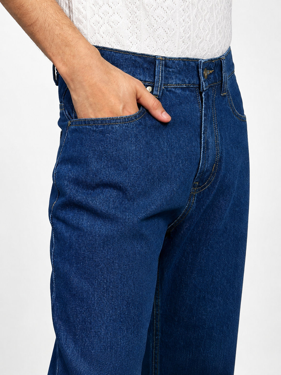 Royal Blue Baggy Jeans