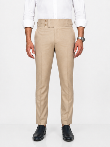 Beige Gurkha Pant