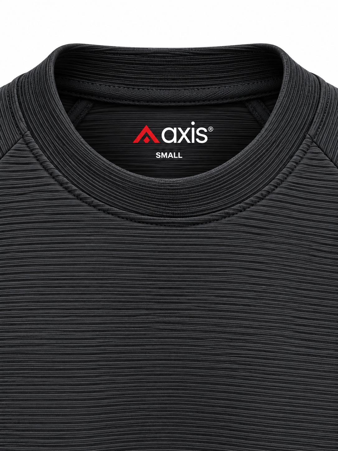 Black Textured Sweatshirt