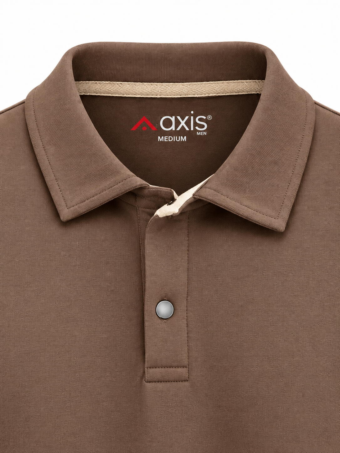 Brown Long Sleeve Polo