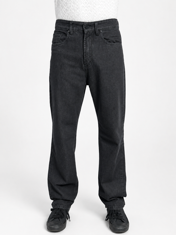 Charcoal Black Baggy Jeans