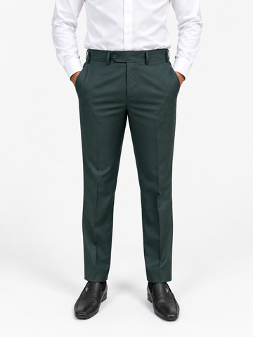 Dark Green Active Waist Pants