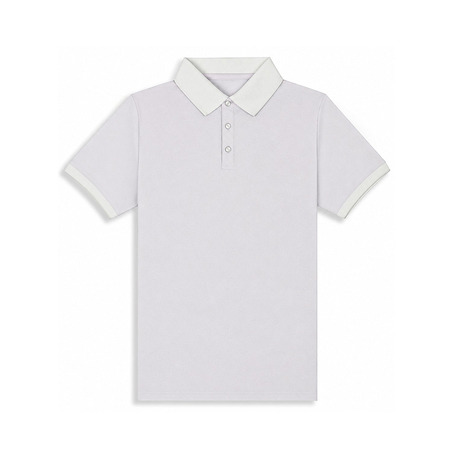 Ice Grey Cool Dry Fit Polo T-Shirt