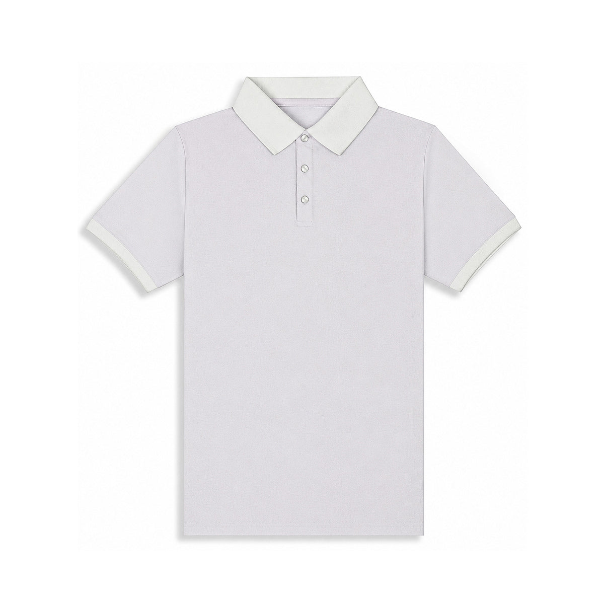 Ice Grey Cool Dry Fit Polo T-Shirt