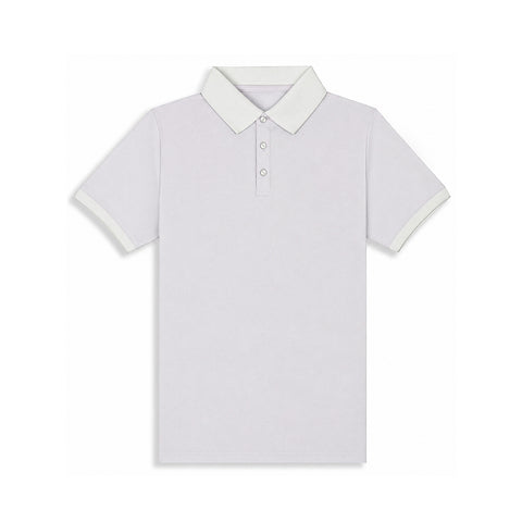 Ice Grey Cool Dry Fit Polo T-Shirt