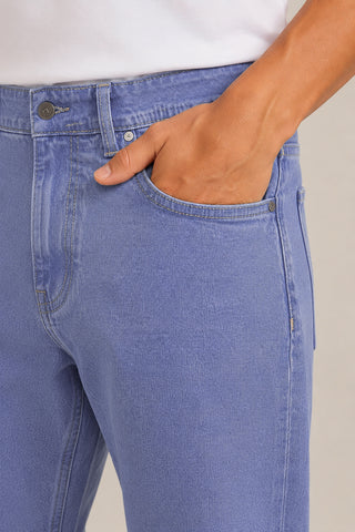 Light Blue Relax Fit Denim Jeans