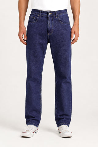 Mid Blue Relax Fit Denim Jeans