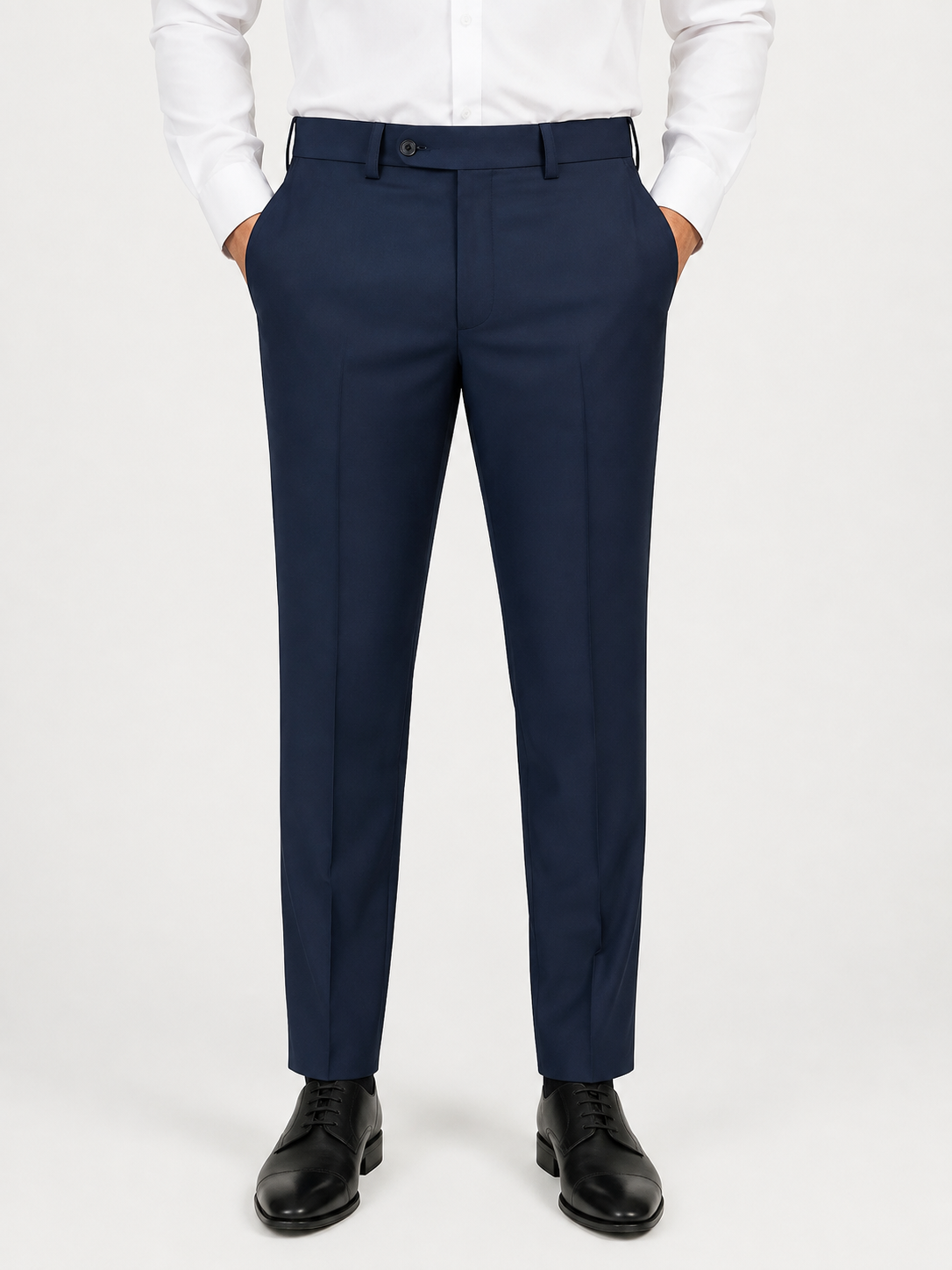 Navy Blue Active Waist Pants