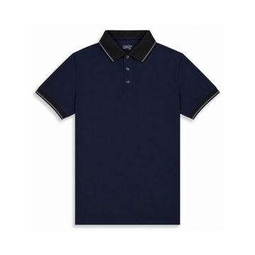 Navy Blue Cool Dry Fit Polo T-Shirt